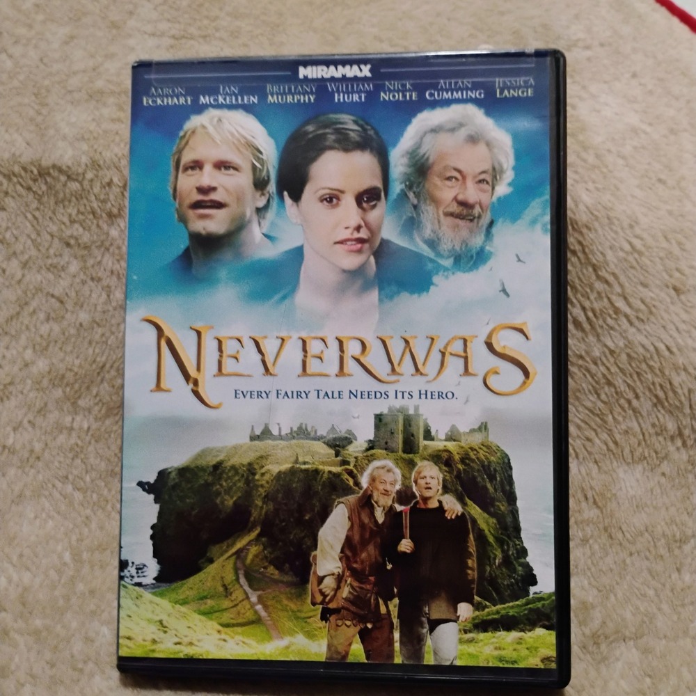 Neverwas DVD Aaron Eckhart Ian McKellen Brittany Murphy Drama Fantasy Movie